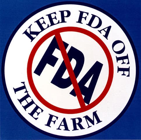Slogan Keep FDA Off the Farm