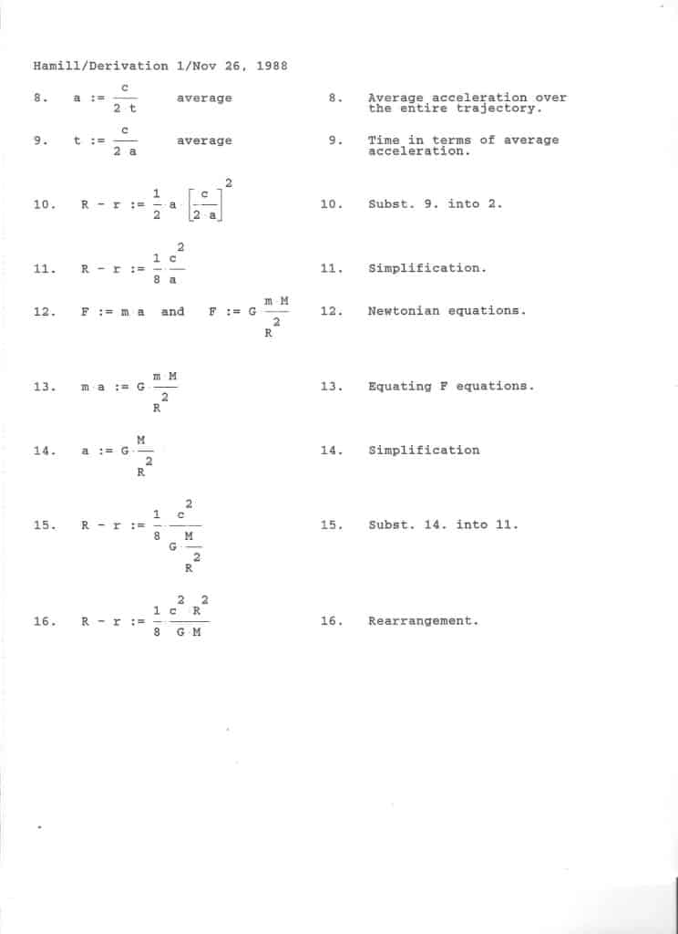 MatCad derivation middle