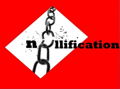 Nullification of the legal chain of reasoning