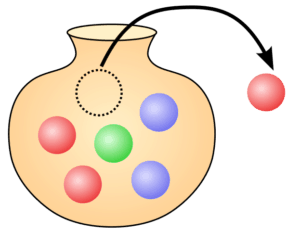 Figure 2. Always select the same ball, you start to think that's all the vase holds.