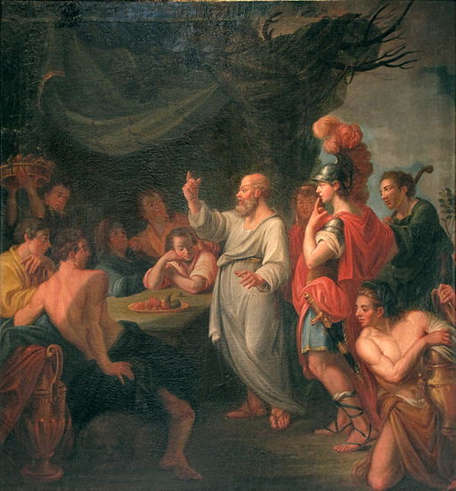 Socrates instructing Pericles in the facts of ancient civilization