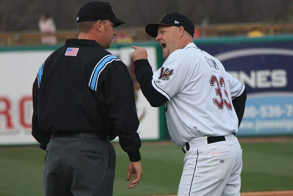 Baseball manager and umpire argue vociferously. One set of facts. Two different interpretations.