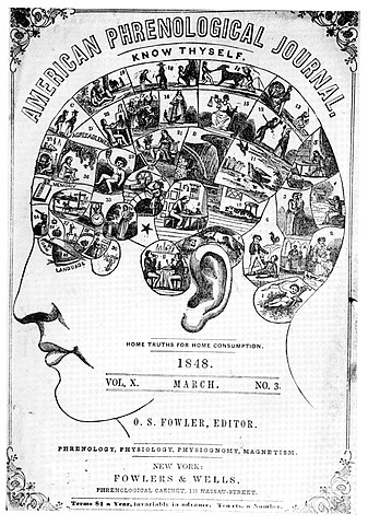Discredited phrenology uses physical markers to describe people's traits