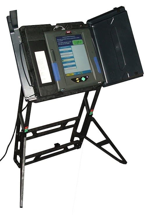 An electronic voting machine