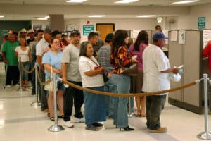 Unemployment line